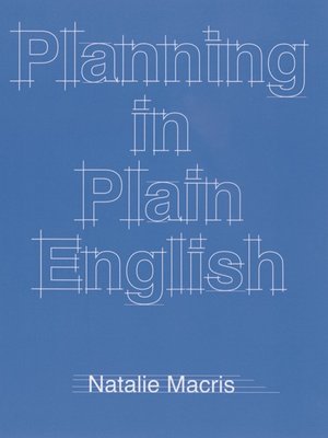cover image of Planning in Plain English